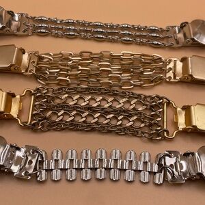 Vintage Assorted Sweater Clips Lot of 4